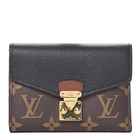 louis vuitton black small wallet.